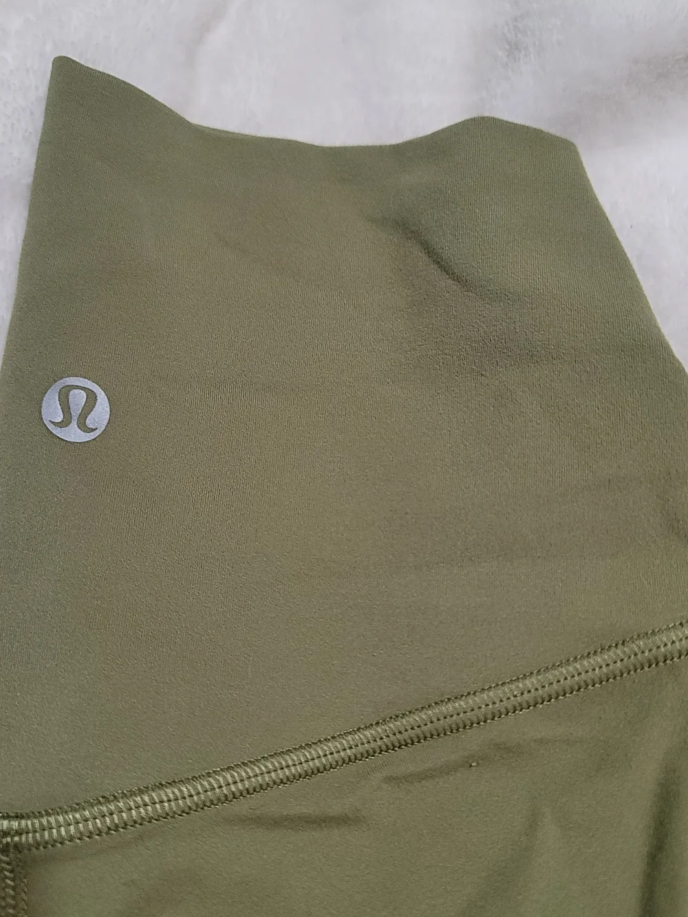 Lululemon Sz 2 High-Waist Olive Green Align Leggings Bronze Green